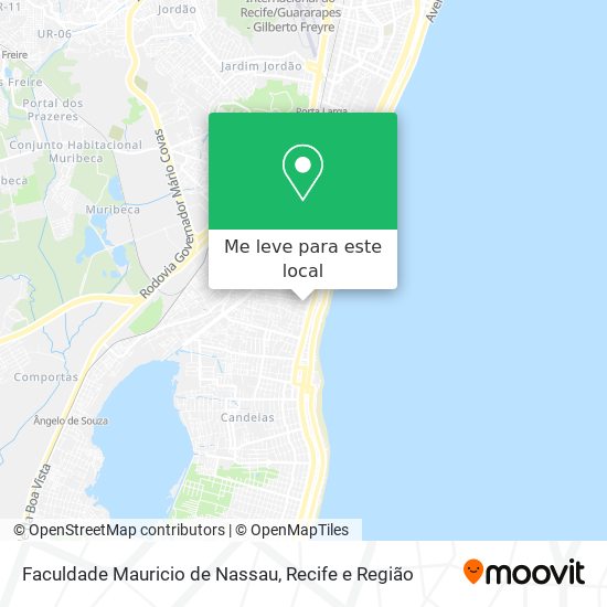 Faculdade Mauricio de Nassau mapa