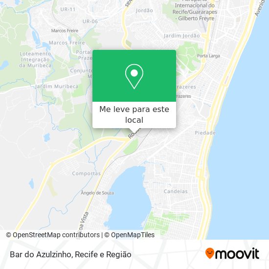 Bar do Azulzinho mapa