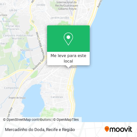 Mercadinho do Doda mapa