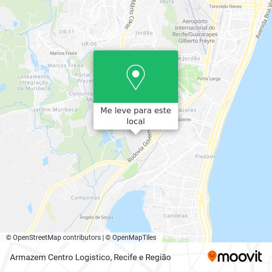 Armazem Centro Logistico mapa