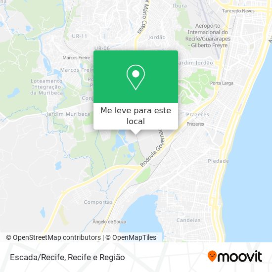 Escada/Recife mapa