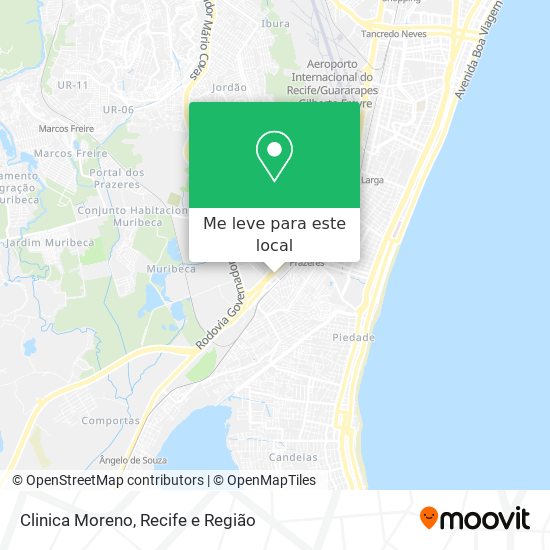 Clinica Moreno mapa