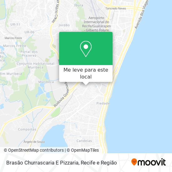 Brasão Churrascaria E Pizzaria mapa
