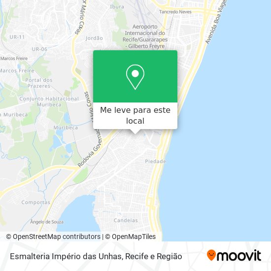 Esmalteria Império das Unhas mapa