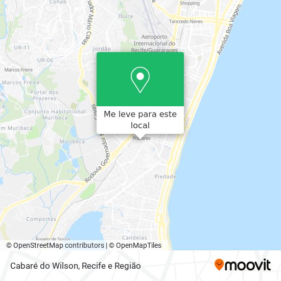 Cabaré do Wilson mapa