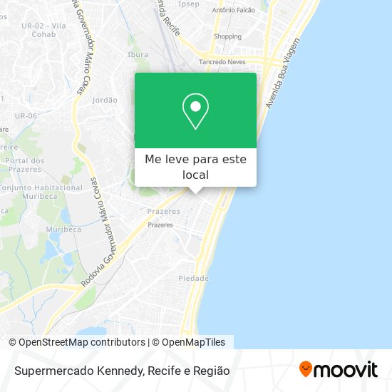 Supermercado Kennedy mapa