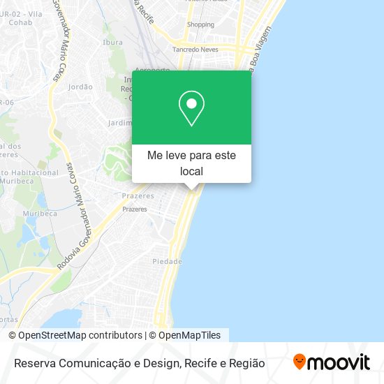 Reserva Comunicação e Design mapa