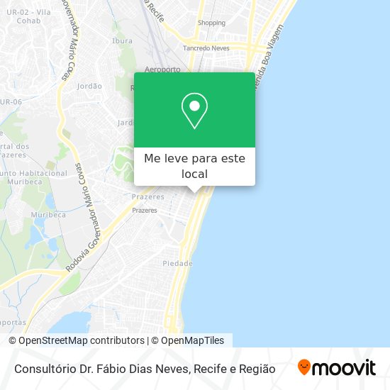 Consultório Dr. Fábio Dias Neves mapa
