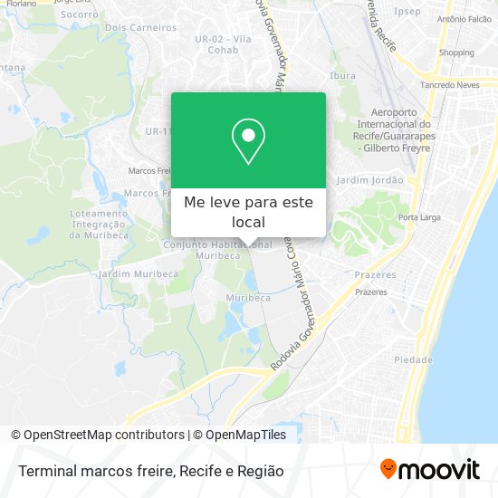Terminal marcos freire mapa