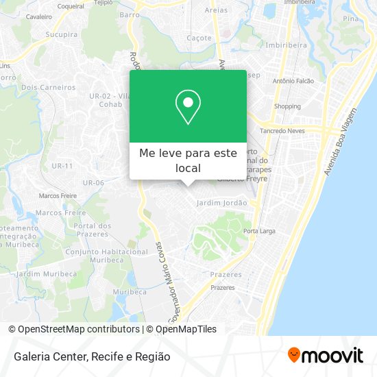 Galeria Center mapa