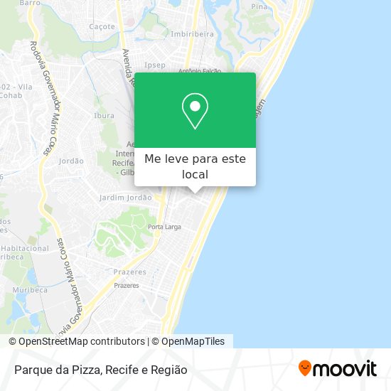 Parque da Pizza mapa