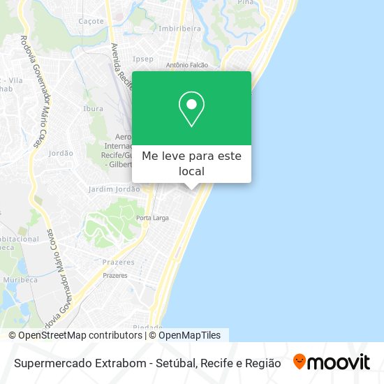 Supermercado Extrabom - Setúbal mapa