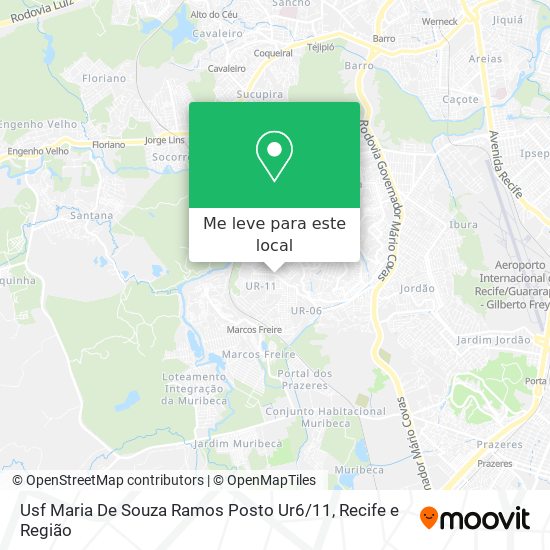 Usf Maria De Souza Ramos Posto Ur6 / 11 mapa