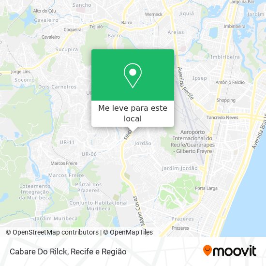 Cabare Do Rilck mapa