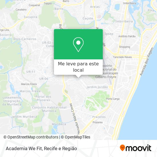 Academia We Fit mapa