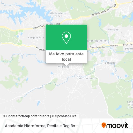 Academia Hidroforma mapa