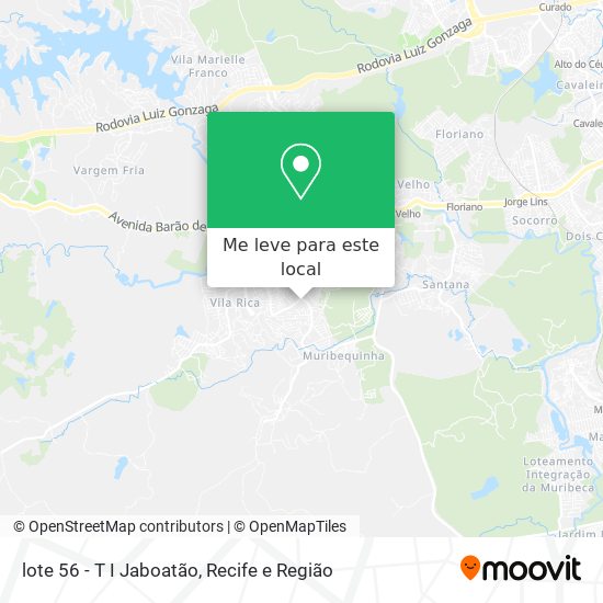 lote 56 - T I Jaboatão mapa