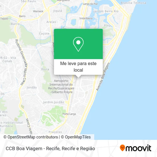 CCB Boa Viagem - Recife mapa