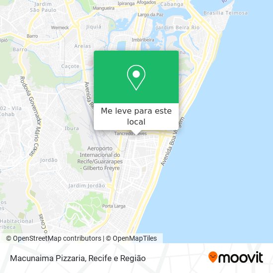 Macunaima Pizzaria mapa