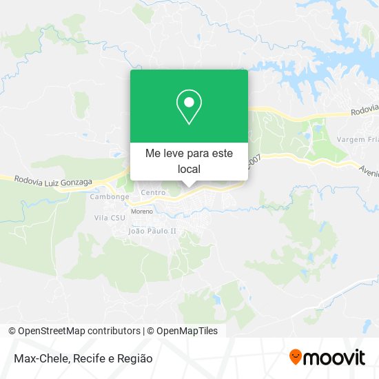 Max-Chele mapa