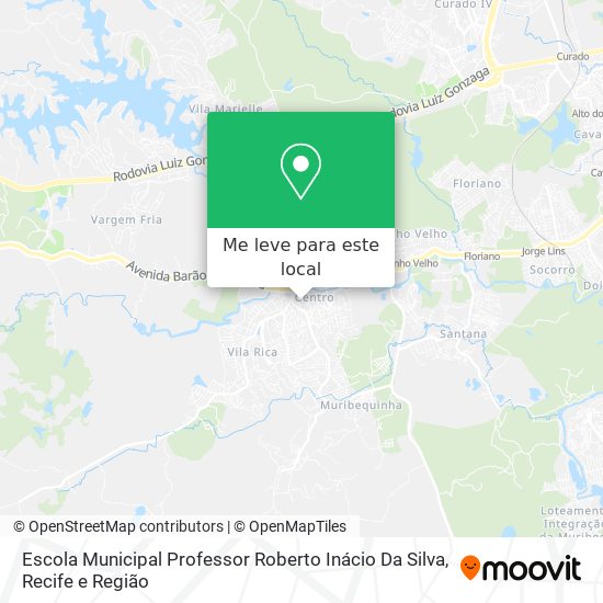 Escola Municipal Professor Roberto Inácio Da Silva mapa