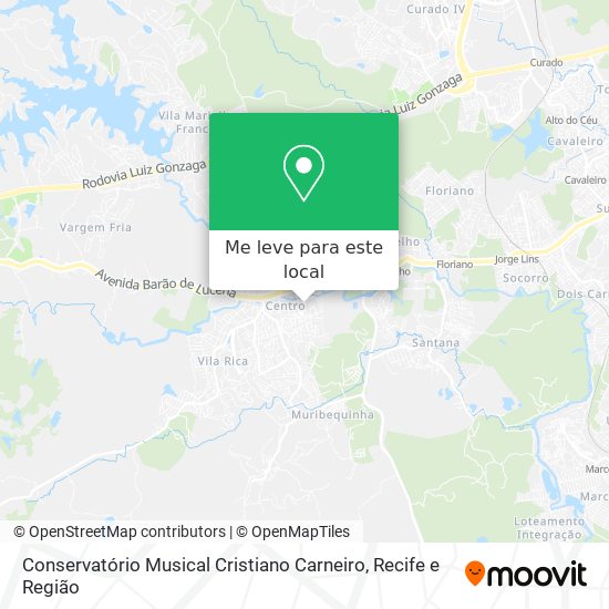 Conservatório Musical Cristiano Carneiro mapa