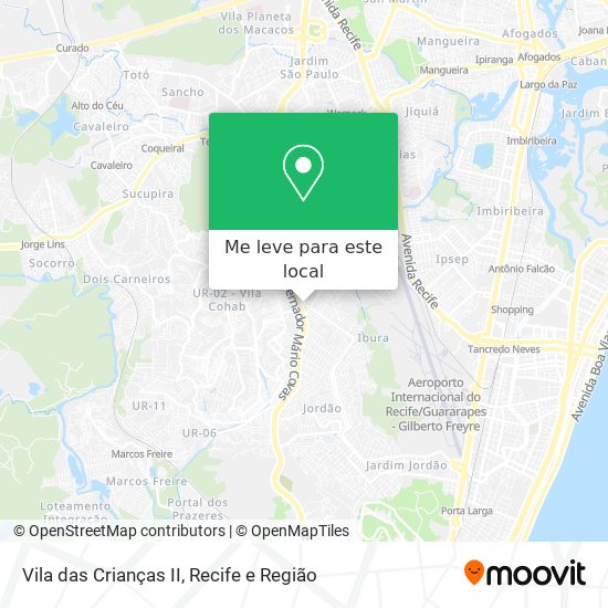Vila das Crianças II mapa