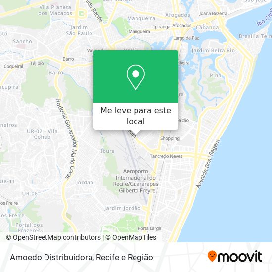 Amoedo Distribuidora mapa