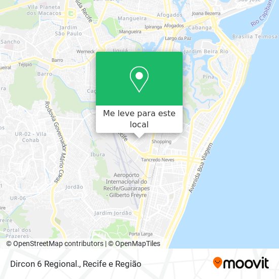 Dircon 6 Regional. mapa