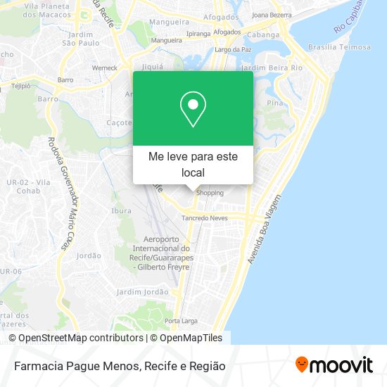 Farmacia Pague Menos mapa