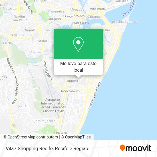 Vila7 Shopping Recife mapa