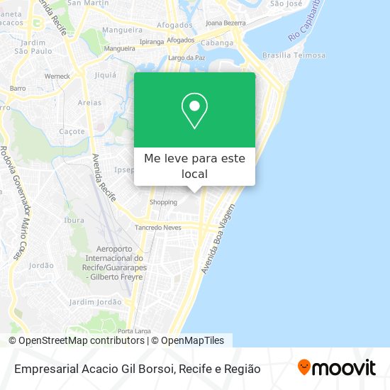 Empresarial Acacio Gil Borsoi mapa