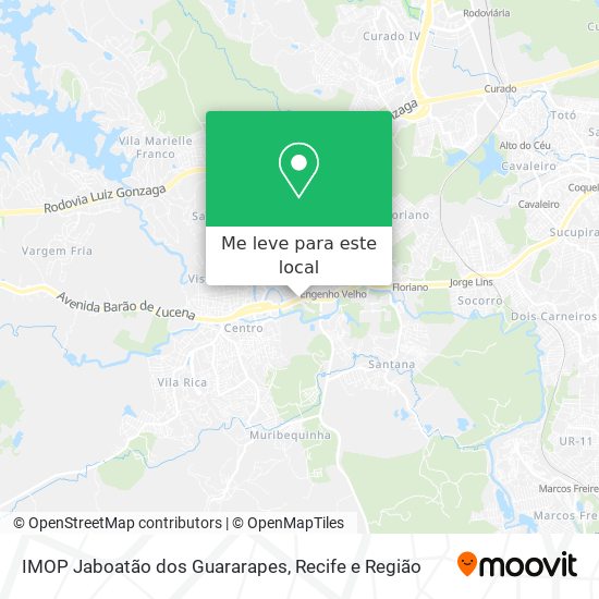 IMOP Jaboatão dos Guararapes mapa