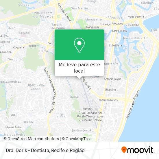 Dra. Doris - Dentista mapa