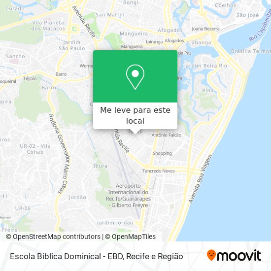 Escola Biblica Dominical - EBD mapa