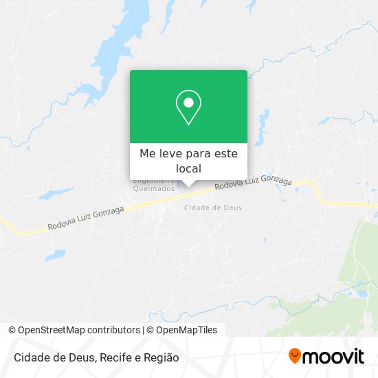 Cidade de Deus mapa