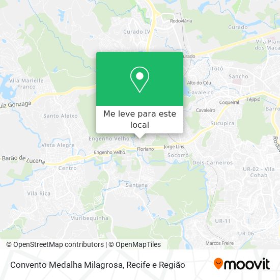 Convento Medalha Milagrosa mapa