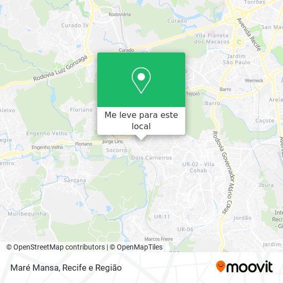 Maré Mansa mapa