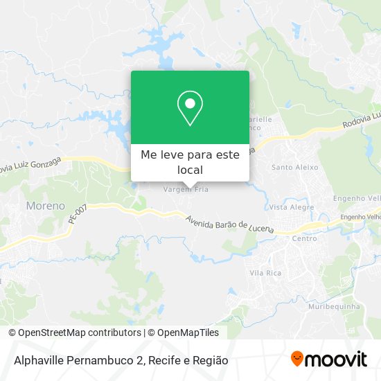 Alphaville Pernambuco 2 mapa
