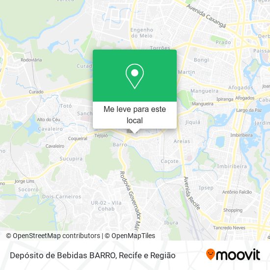 Depósito de Bebidas BARRO mapa