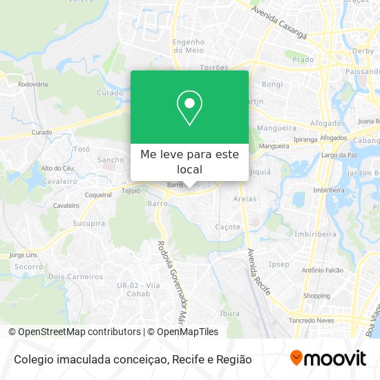 Colegio imaculada conceiçao mapa