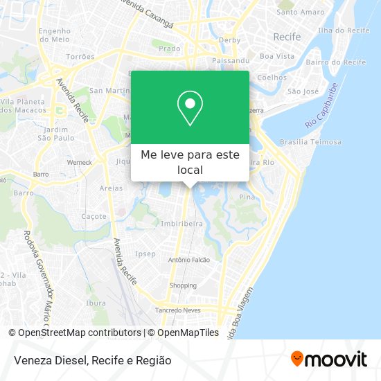 Veneza Diesel mapa