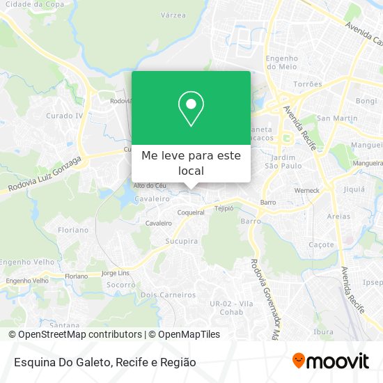 Esquina Do Galeto mapa