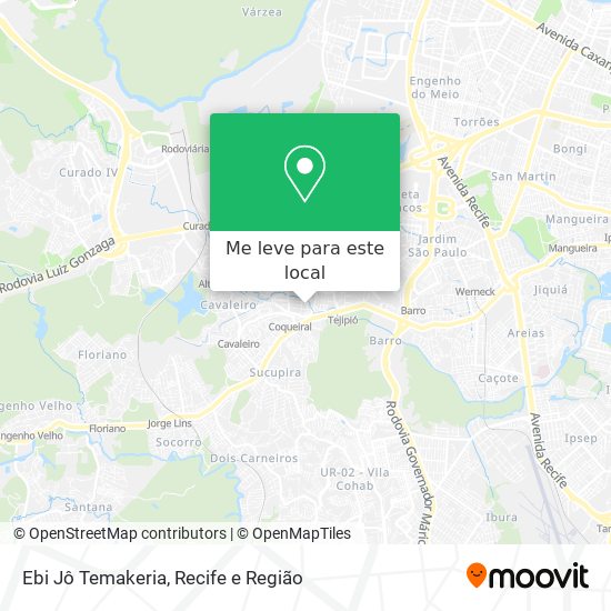 Ebi Jô Temakeria mapa