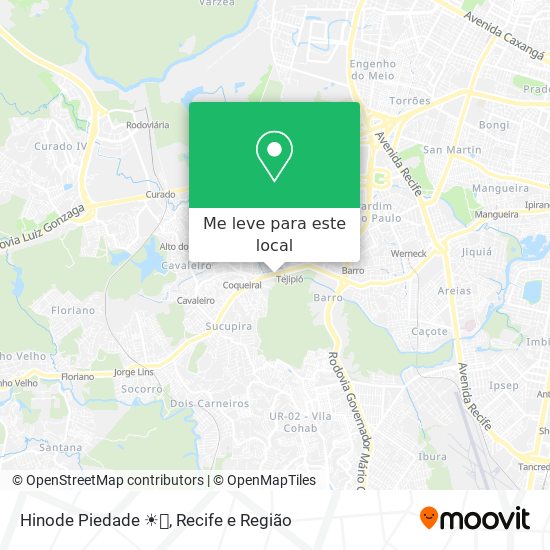 Hinode Piedade ☀️💎 mapa