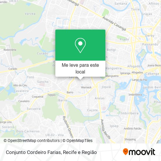 Conjunto Cordeiro Farias mapa