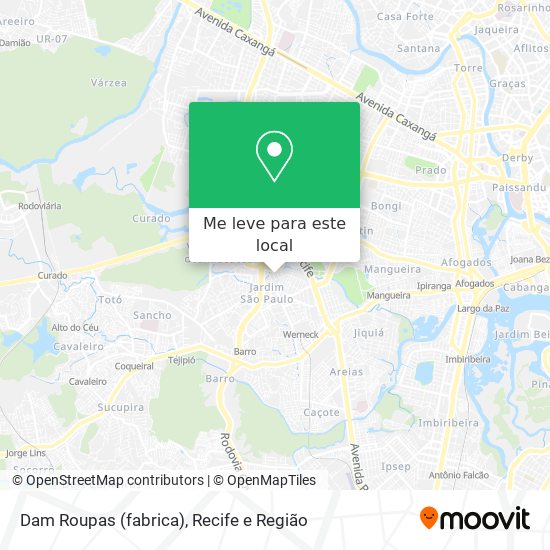 Dam Roupas (fabrica) mapa