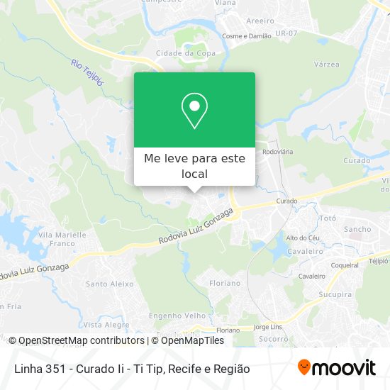 Linha 351 - Curado Ii - Ti Tip mapa