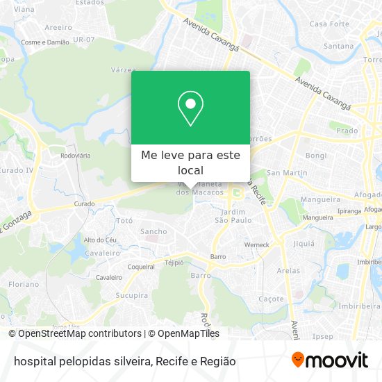 hospital pelopidas silveira mapa