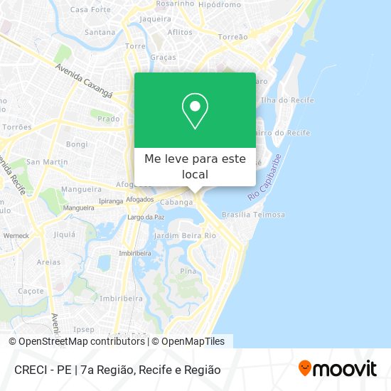 CRECI - PE | 7a Região mapa